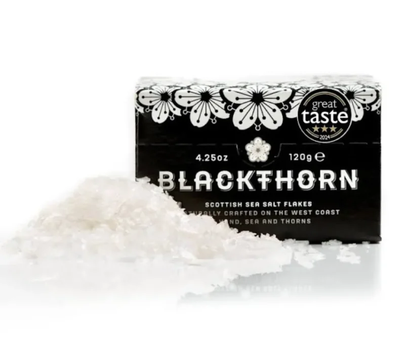 Blackthorn Sea Salt kaufen – handgeschöpftes Meersalz aus Schottland, intensiv im Geschmack