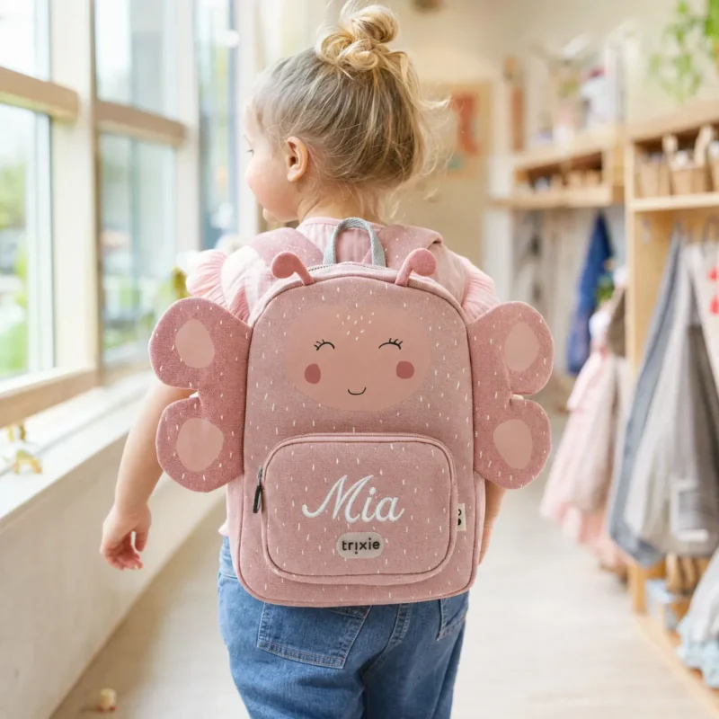 Trixie Kindergartenrucksack Schmetterling, Klein 5,25 L, ab 2 Jahren
