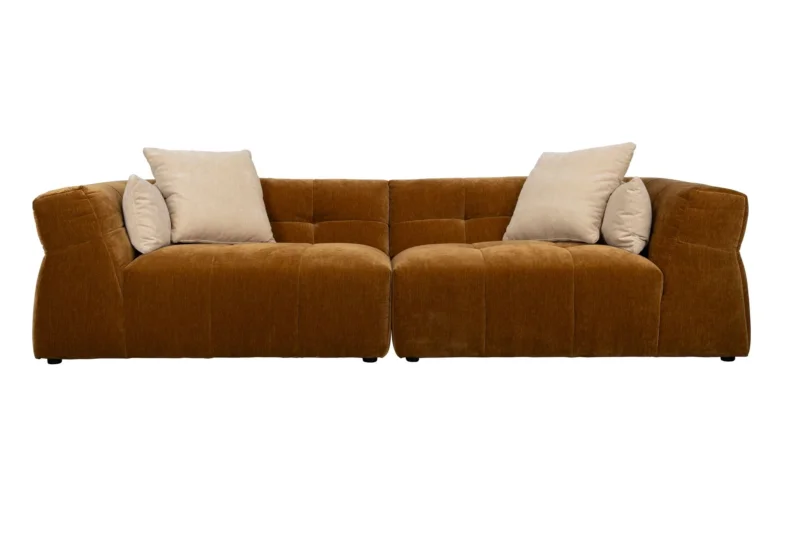 Dutchbone Sofa Hodge 4,5-seater Ochre – Produktansicht