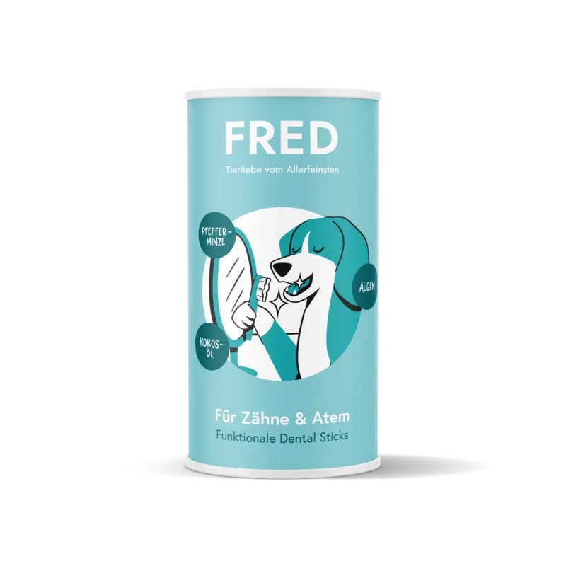 FRED Dental Sticks – Natürliche Zahnpflege für Hunde, getreidefrei, 340 g