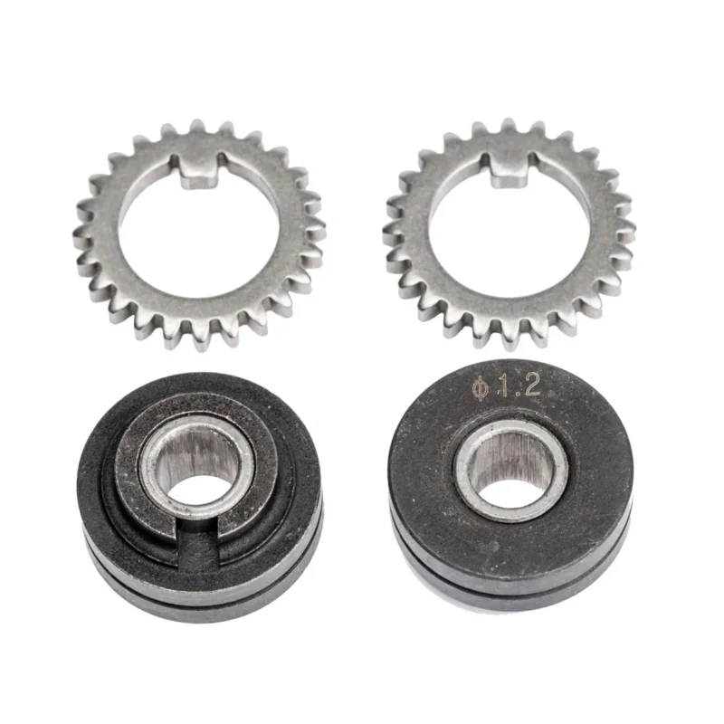 Produktbild von Vorschubrollenpaar mit Zahnkranz für Massivdraht 0,8 mm