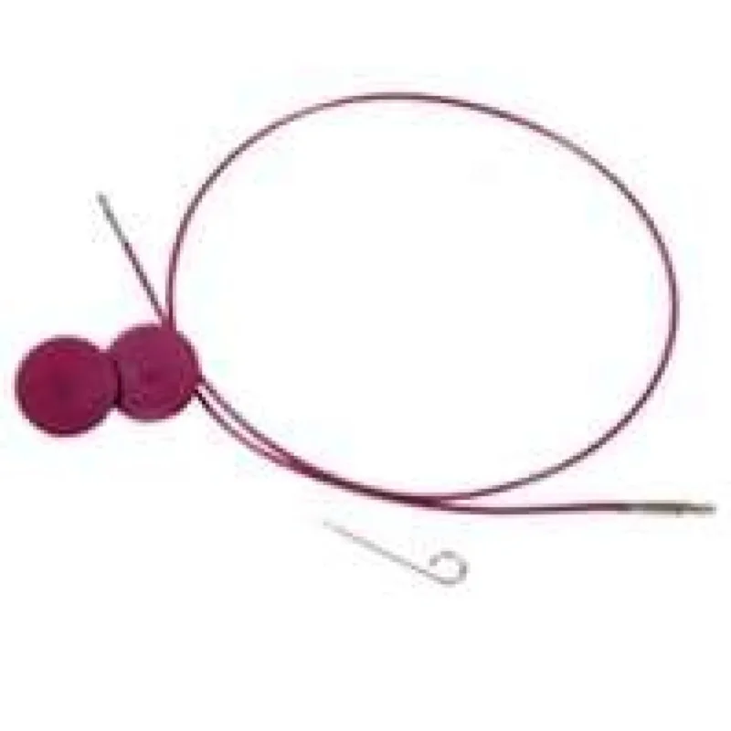 KnitPro Seil für Nadelspitzen 126 cm 150 cm lila