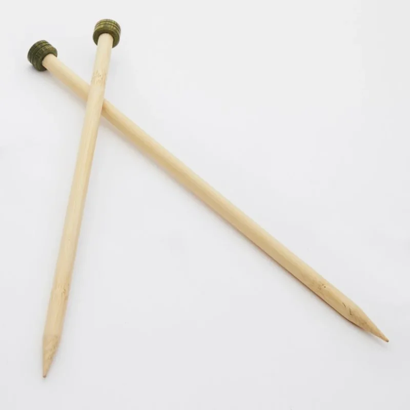 KnitPro Jackenstricknadeln bamboo 6,50 mm 33 cm 1 Paar
