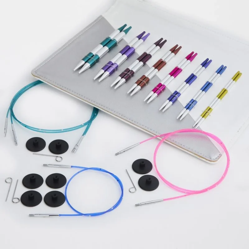 KnitPro Nadelset Deluxe auswechselbare Nadelspitzen SmartStix normal