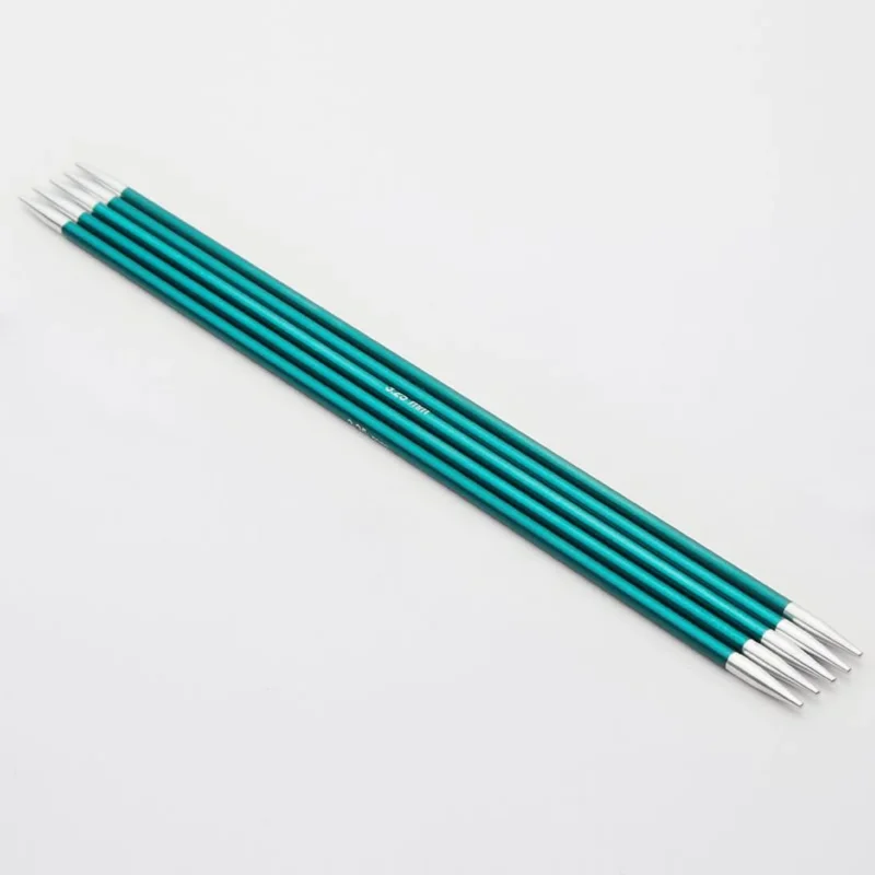 KnitPro Nadelspiel ZING 3,25 mm 15 cm smaragd 5 St
