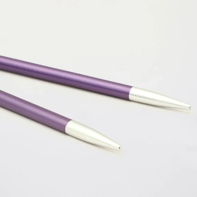 KnitPro auswechselbare Nadelspitzen ZING 3,75 mm 115 mm amethyst 1 Paar