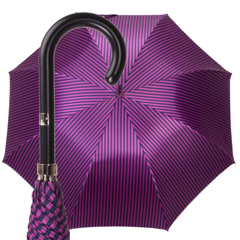 Oertel Handmade Damen - Streifen - lila/schwarz