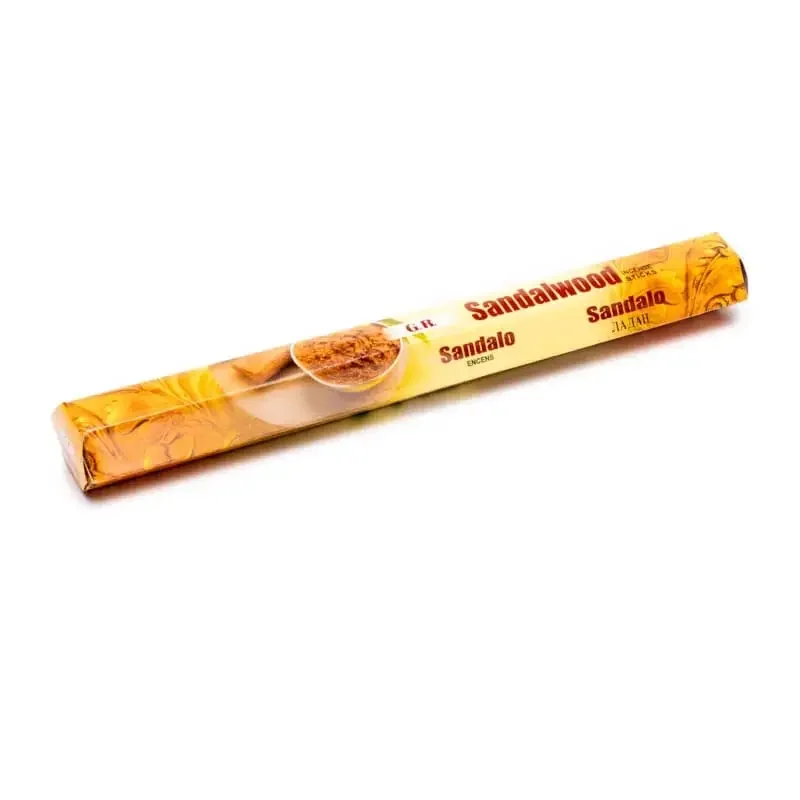 Räucherstäbchen Sandelholz in Sechseck-Packung