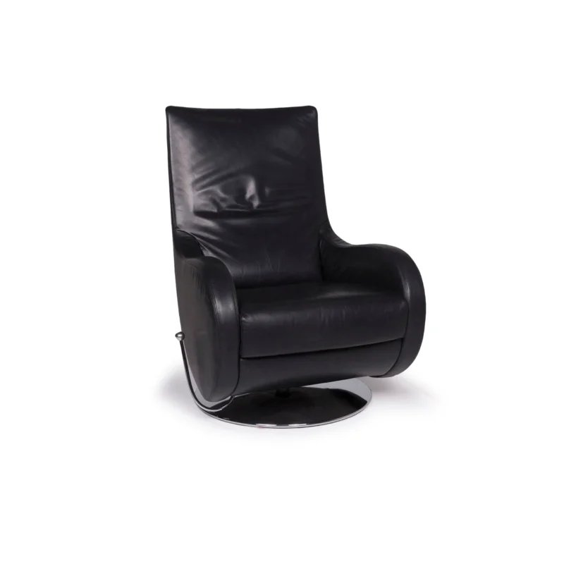 Koinor Loft Leder Sessel Schwarz inkl. Funktion #11764