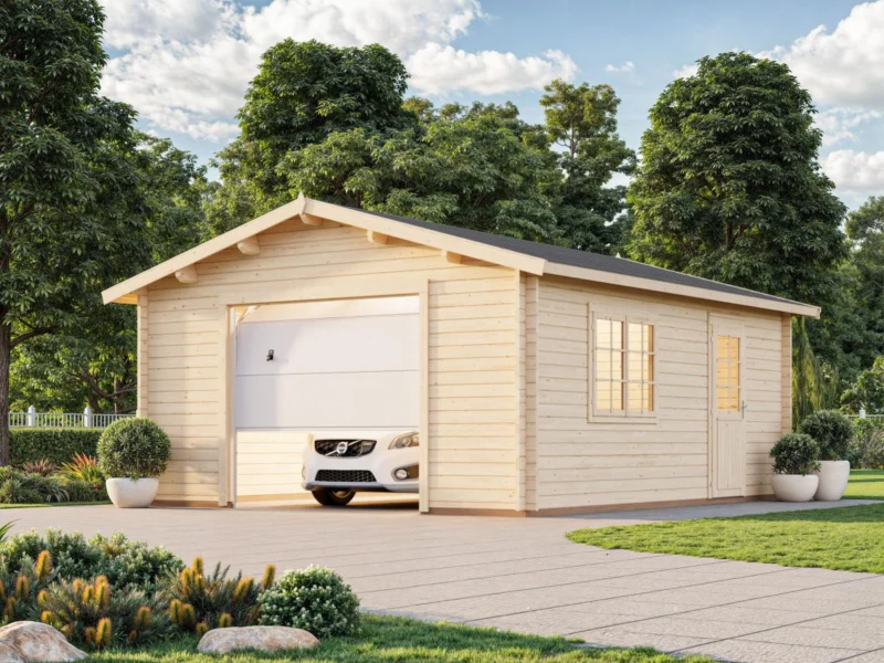 Palmako Roger 23,9 m2 mit Sektionaltor - Garage