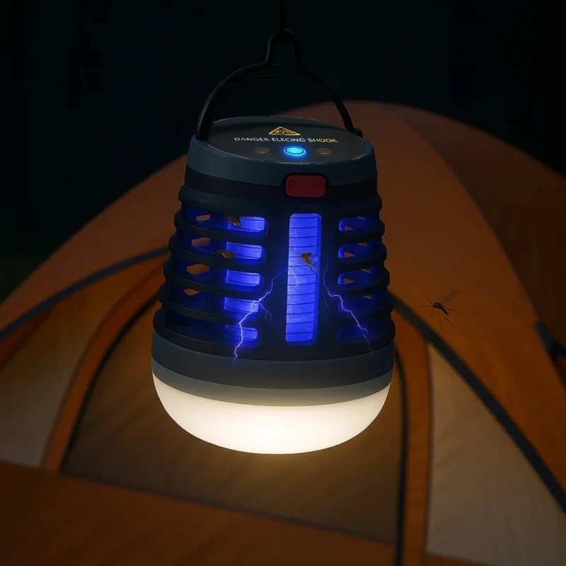Elektrische Outdoor Mückenlampe regendicht mit Licht – BugZap MiniPro
