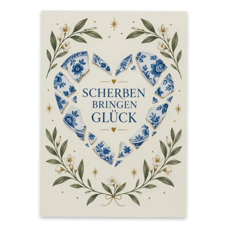Postkarte Polterabend Scherben Design|p:2012550|h:08640a6e124f2b83232ec4dccb9c6ad2
