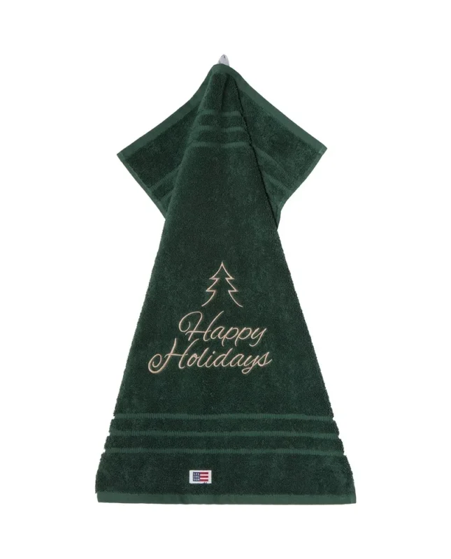 Lexington Original Juniper Happy Holidays Handtuch