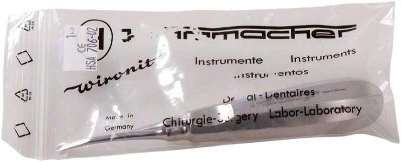 Wurzelheber mit luxierender Wirkung HSA 706-02 in Kunststoffverpackung.