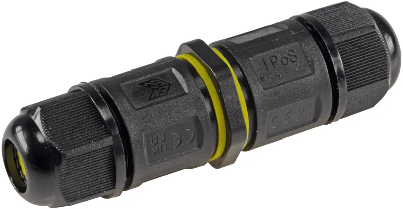 Kabelverbinder 3-polig, IP68, 230V Klemmanschluss, für Kabel Ø 6-11mm