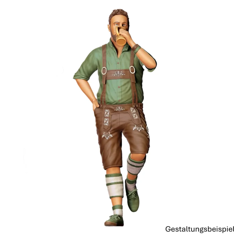 Mann auf dem Oktoberfest - (3DP-249)