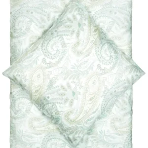 Living Dreams Bettwäsche Mako-Satin Paisley Grün