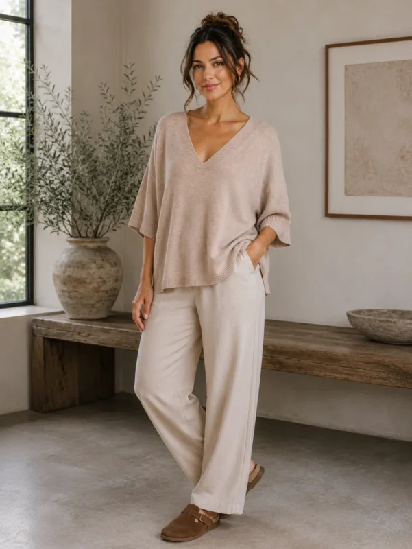 Bluse MdcInaya - Camello Melange