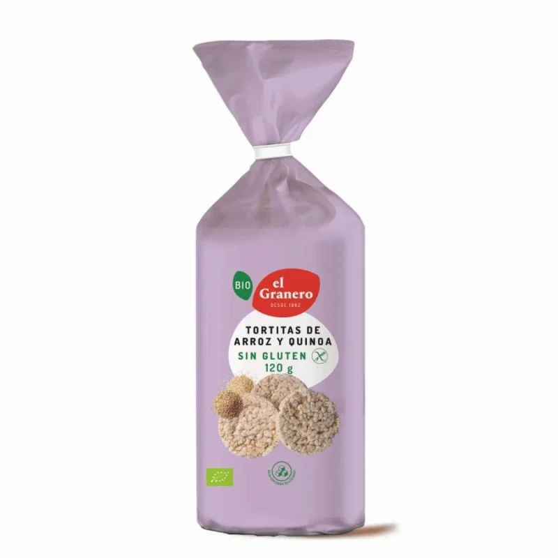 Tortitas de Arroz y Quinoa El Granero 120 gr