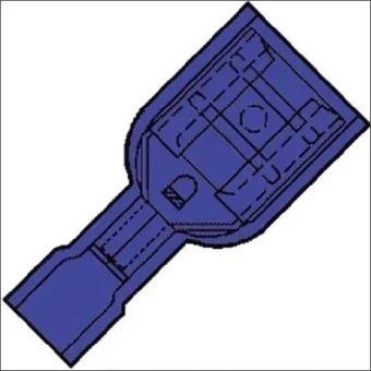 KLEMKO 101277 Aderdoorverbinder rond/vlak