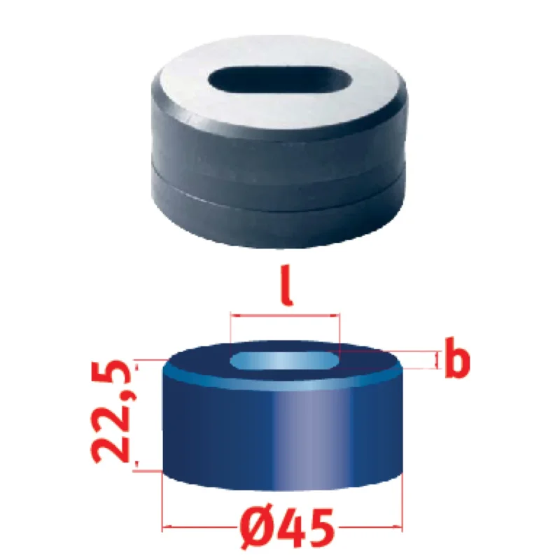 Produktbild von Langlochmatrize Nr.45 13,3 x 20,3 mm