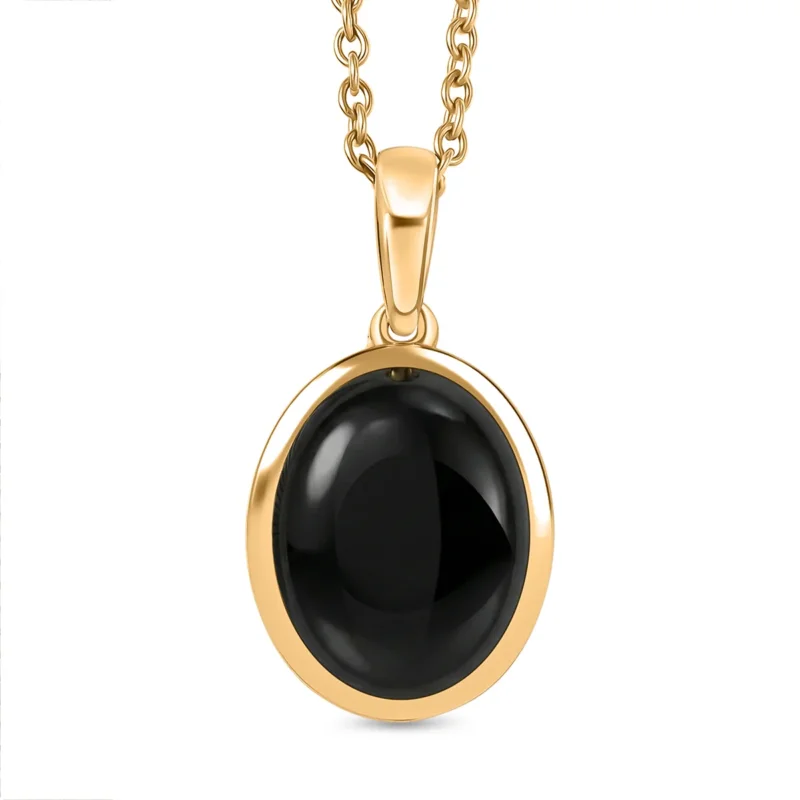 EVER TRUE AA Natürlich Schwarzer Obsidian Schmuckset ca. 50 cm ca. 6.03 ct