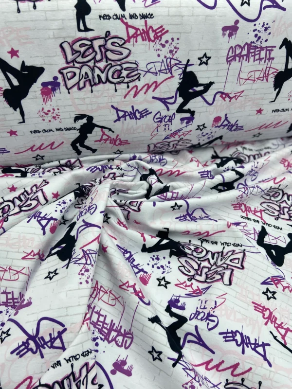 0,5 m Baumwoll-Jersey „Let‘s Dance“