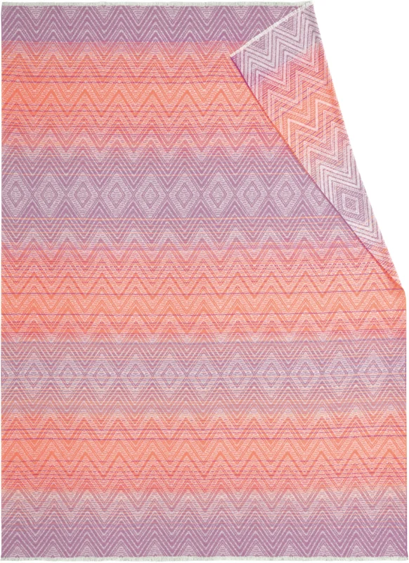 Biederlack Plaid Joy Plum 150x200