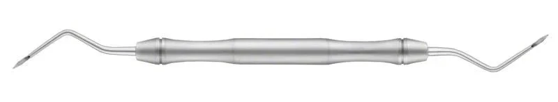 Wurzelrestentferner LiquidSteel 1,8mm aus Edelstahl mit doppelseitigen Spitzen.