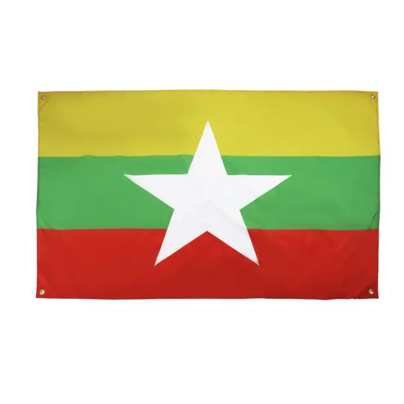 AZ FLAG Flagge Myanmar 150x90 cm Birmanische Leichtes Polyester 4 Ösen