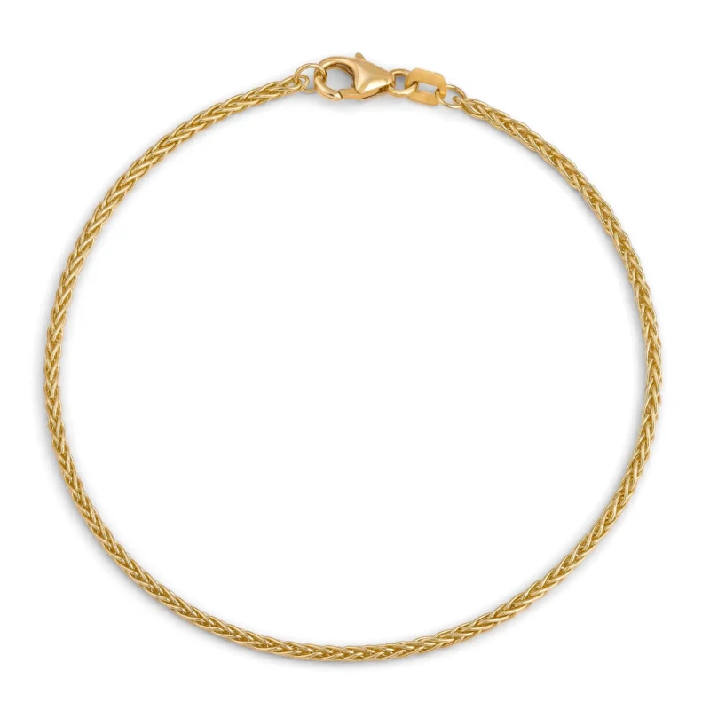 Zopf Armband Goldarmband 1,70mm