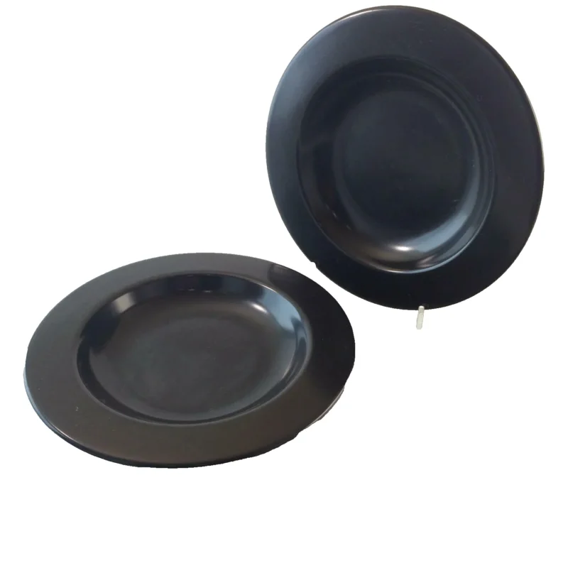 WÄCHTERSBACH Pasiega Suppenteller tiefe Teller 2er Set 22 cm Schwarz