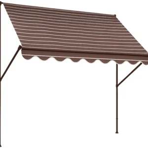 ANGERER Klemmmarkise Exklusiv braun, 350 cm