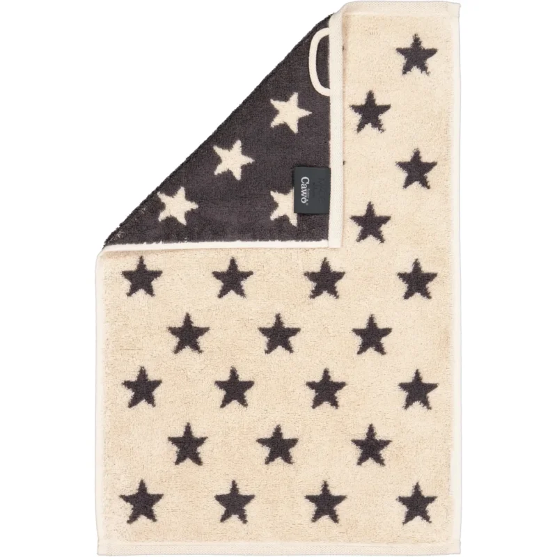 Cawö Gästetuch New Stars 6261 beige-basalt