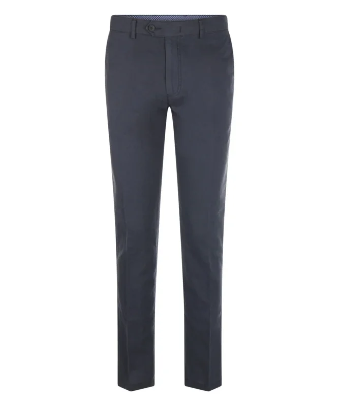 Chino Derby Leinen und Baumwolle | Marineblau