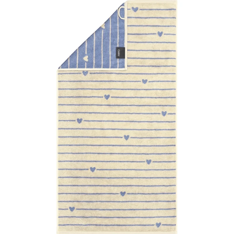 Cawö Duschtuch Heart Beats Lines & Hearts 6276 capri