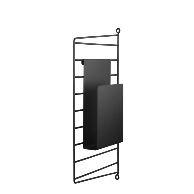 String Furniture Zeitschriftenhalter T17 x H27, Schwarz