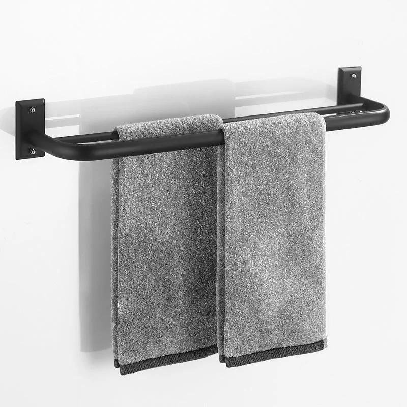 Elegantes Badezimmer-Accessoire-Set in Matt Schwarz