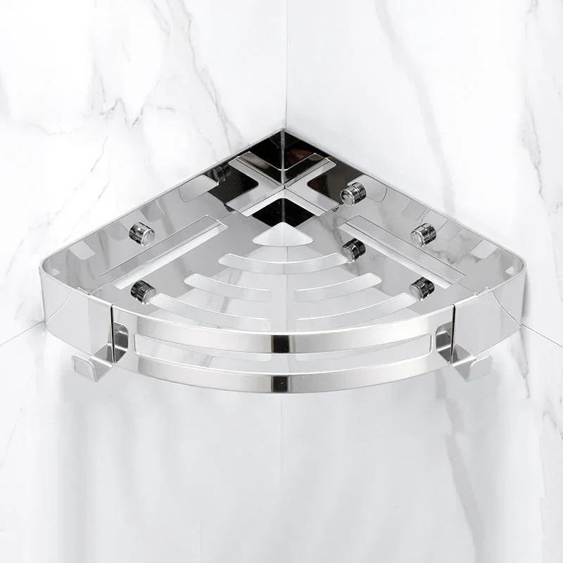 Brehn | Modern Gold/Silver 3-teiliges Badezimmer-Zubehörset, Bade-Regal