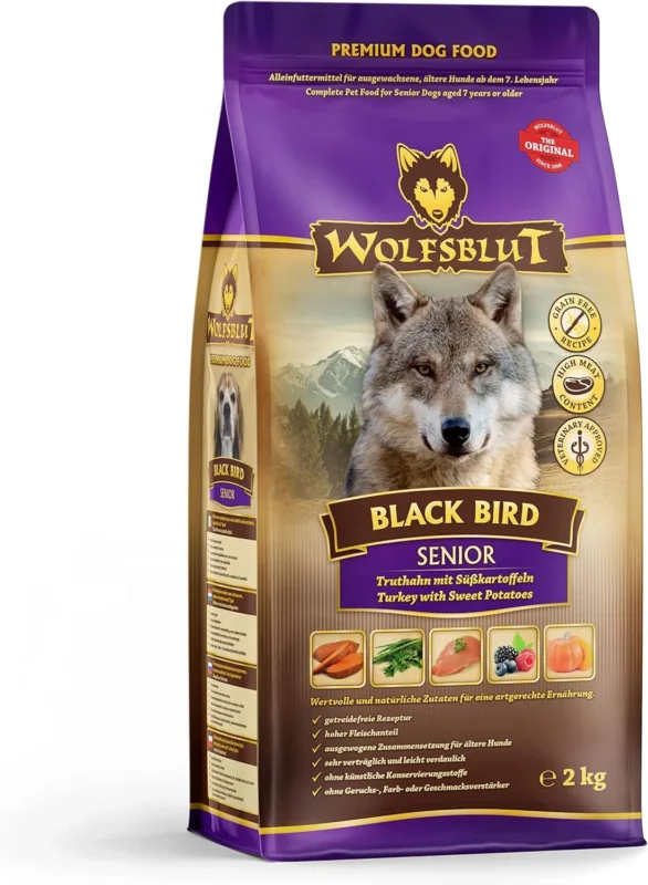 Wolfsblut Senior Black Bird - Truthahn und Süßkartoffel