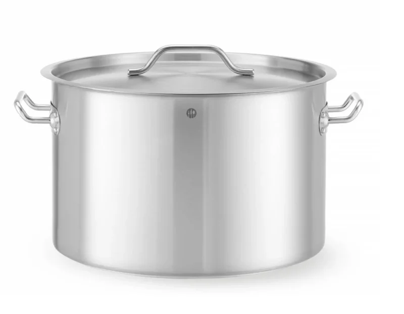 HENDI Kochtopf – mittel - mit Deckel – Budget Line – 32 l – Ø 400 × H 260 mm – Produktansicht