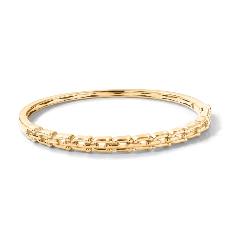 EVER TRUE Reine Bronze 750 Vergoldet Armreif ca. 19 cm ca. 19,49g
