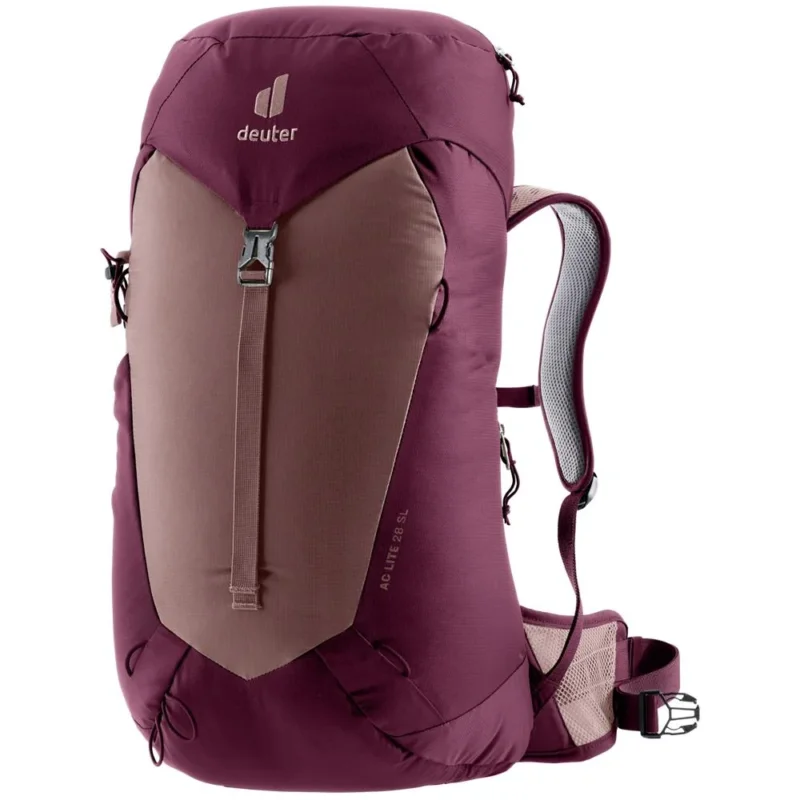 deuter AC Lite 28 SL, Wanderrucksack, ashrose-cassis (braun), 28L