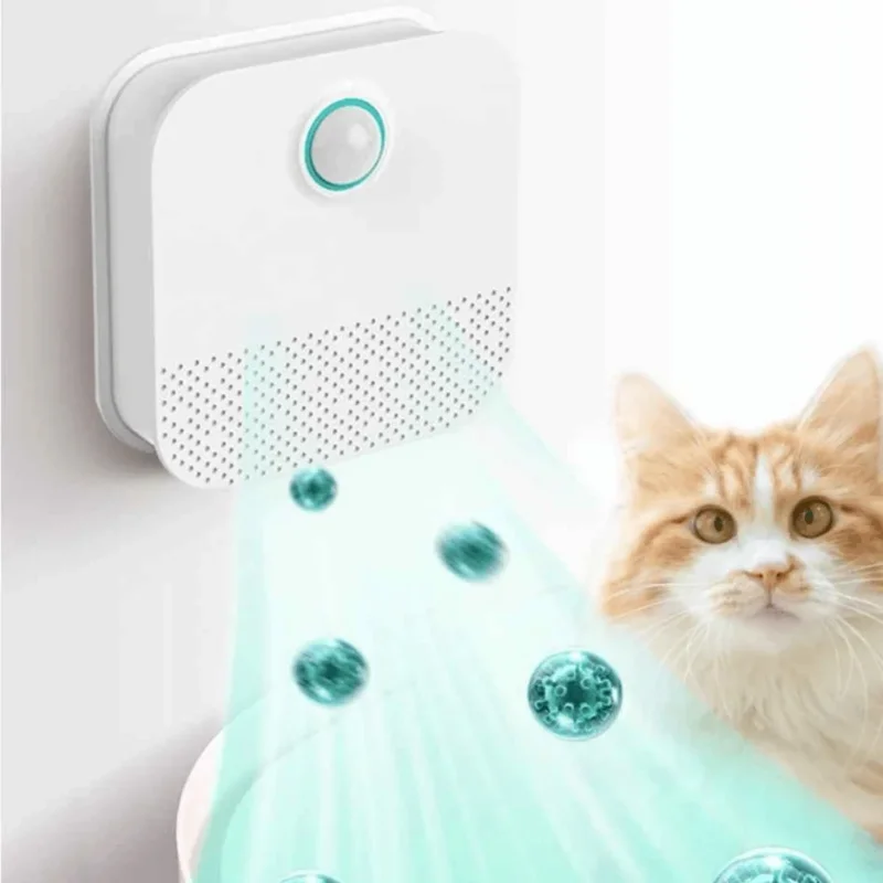 Intelligenter Luftreiniger für Katzenstreu – USB aufladbar & leise