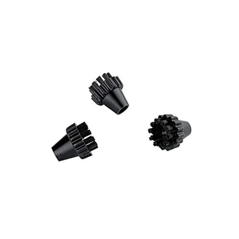 Set 3 cepillos pequeños redondos Polti PAEU0250 para vaporeta Vaporetto y Lecoaspira
