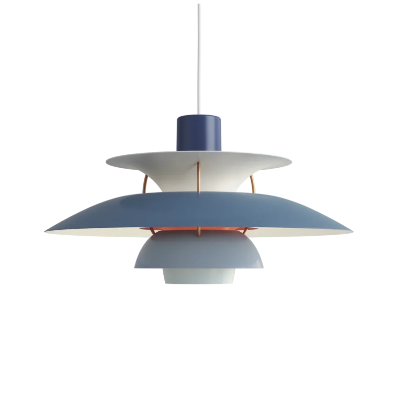 PH 5 Pendelleuchte, Hues of blue von Poul Henningsen