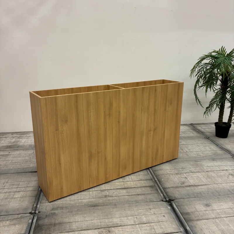 WINI Pflanzkübel Raumteiler 170x100 Holz 2 Fächer Blumenkübel Gebraucht