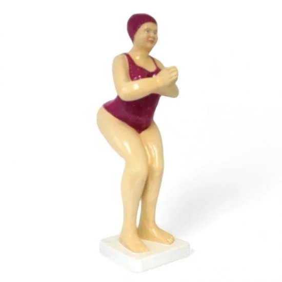 Badefrau Brombeer – XXL Gartenfigur aus Kunstharz in 112 cm Höhe