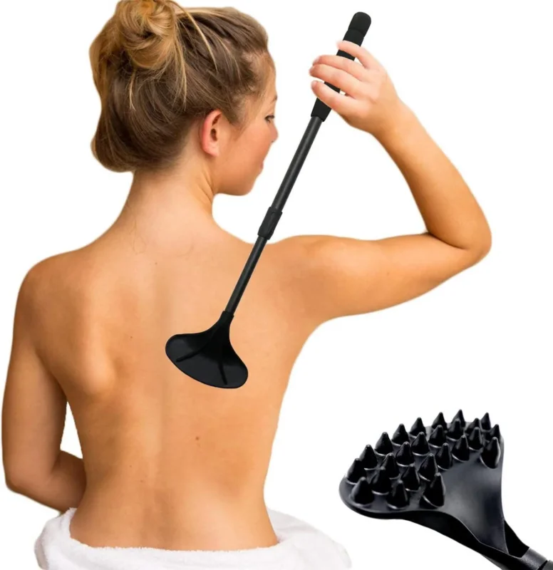 Rückenkratzer mit starkem ABS-Massagekopf 21-Zoll für Erwachsene