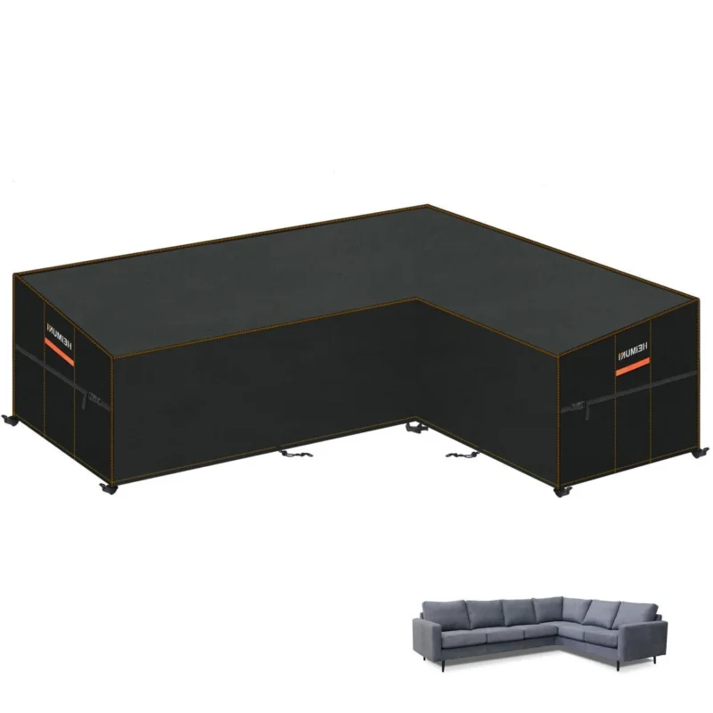 Wasserdichte Gartenmöbel Abdeckung L-Form für Lounge & Ecksofa